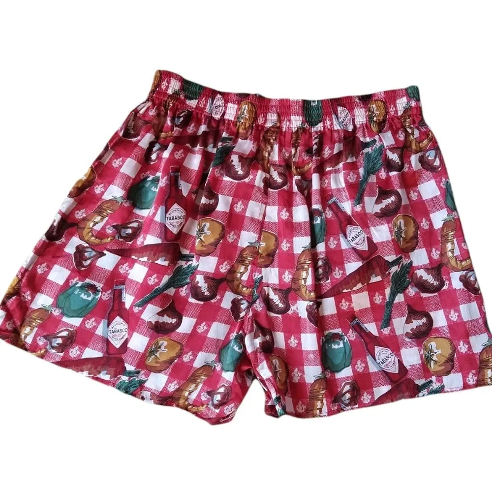NWT Vintage Tabasco Silk Boxers
